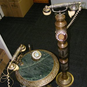 The Table Telephone and one of the Standing Telephones